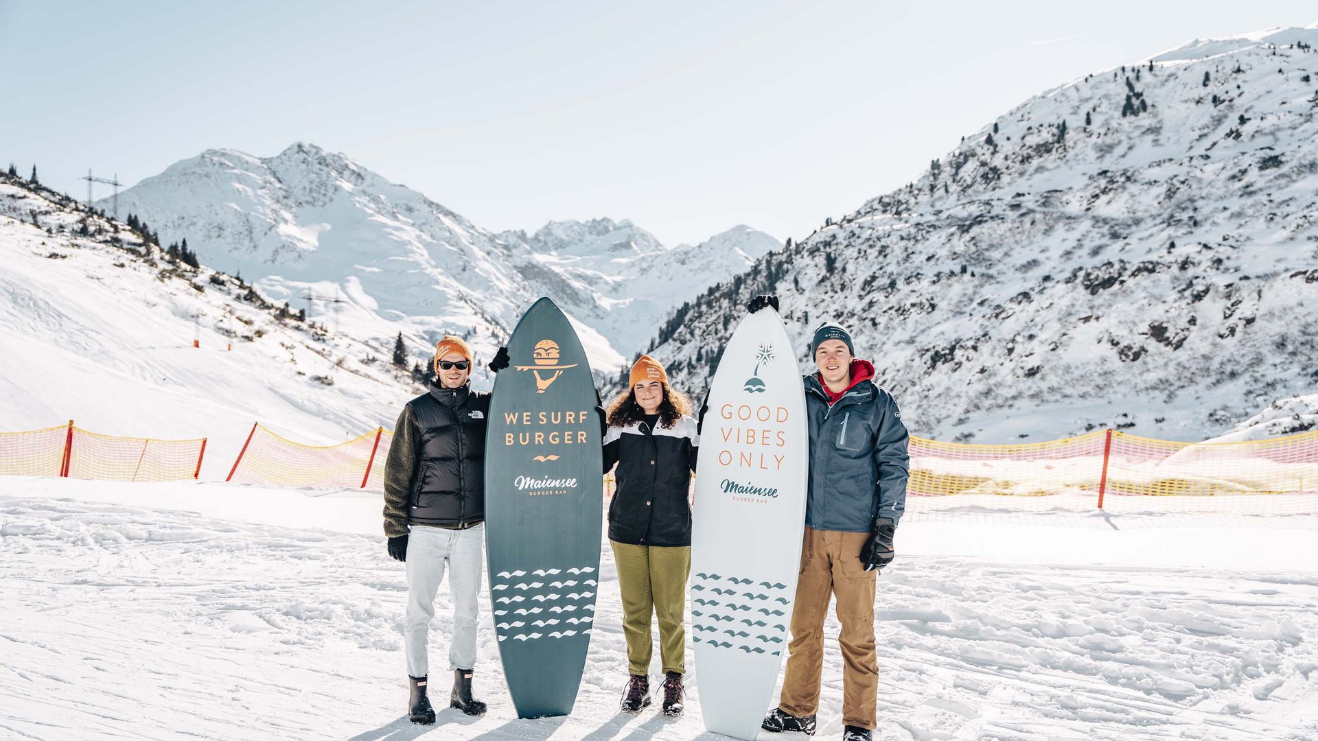 Premium burgers at the ski hotel near St. Anton am Arlberg